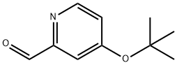 2-Pyridinecarboxaldehyde, 4-(1,1-dimethylethoxy)- Structure