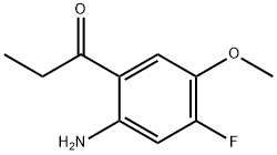 1-(2-Amino-4-fluoro-5-methoxyphenyl)-1-propanone Structure