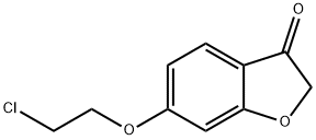 3(2H)-Benzofuranone, 6-(2-chloroethoxy)- 구조식 이미지