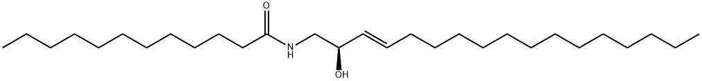 N-lauroyl-1-desoxyMethylsphingosine (M17:1/12:0) Structure