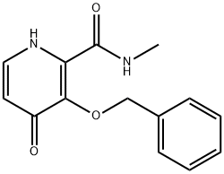 3-(benzyloxy)-N-methyl-4-oxo-1,4-dihydropyridine-2-carboxamide Structure