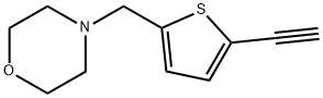 Morpholine, 4-[(5-ethynyl-2-thienyl)methyl]- Structure