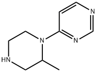 Pyrimidine, 4-(2-methyl-1-piperazinyl)- 구조식 이미지