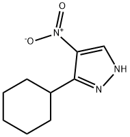 3-cyclohexyl-4-nitro-1H-pyrazole Structure