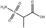 Propanoic acid, 2-(aminosulfonyl)- Structure