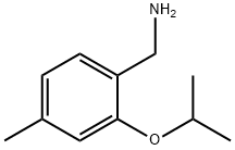 [4-methyl-2-(propan-2-yloxy)phenyl]methanamine Structure