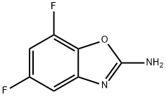 2-Benzoxazolamine, 5,7-difluoro- Structure