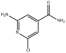 4-Pyridinecarboxamide, 2-amino-6-chloro- Structure