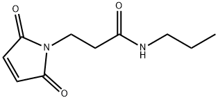 1H-Pyrrole-1-propanamide, 2,5-dihydro-2,5-dioxo-N-propyl- Structure