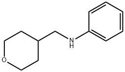 2H-Pyran-4-methanamine, tetrahydro-N-phenyl- Structure