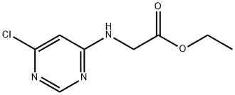 Glycine, N-(6-chloro-4-pyrimidinyl)-, ethyl ester Structure