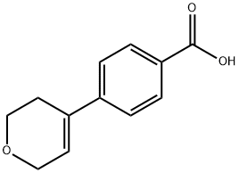 Benzoic acid, 4-(3,6-dihydro-2H-pyran-4-yl)- 구조식 이미지