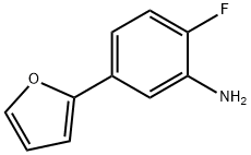 2-fluoro-5-(furan-2-yl)aniline 구조식 이미지