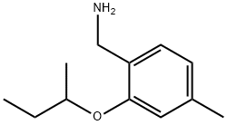2-(butan-2-yloxy)-4-methylphenyl]methanamine Structure