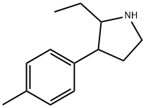 2-ethyl-3-(4-methylphenyl)pyrrolidine Structure