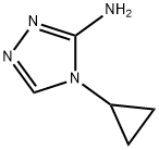 4H-1,2,4-Triazol-3-amine, 4-cyclopropyl- 구조식 이미지