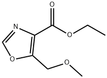 4-Oxazolecarboxylic acid, 5-(methoxymethyl)-, ethyl ester Structure