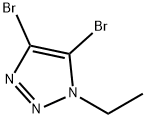 1H-1,2,3-Triazole, 4,5-dibromo-1-ethyl- Structure