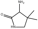 2-Pyrrolidinone, 3-amino-4,4-dimethyl- Structure