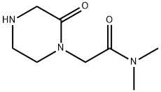 N,N-Dimethyl-2-oxo-1-piperazineacetamide Structure