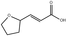 2-Propenoic acid, 3-(tetrahydro-2-furanyl)-, (2E)- 구조식 이미지