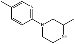 Piperazine, 3-methyl-1-(5-methyl-2-pyridinyl)- Structure