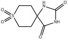8λ-thia-1,3-diazaspiro[4.5]decane-2,4,8,8-tetrone Structure