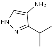 1H-Pyrazol-4-amine, 3-(1-methylethyl)- Structure