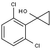 1-(2,6-dichlorophenyl)cyclopropan-1-ol Structure