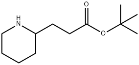 2-Piperidinepropanoic acid, 1,1-dimethylethyl ester Structure