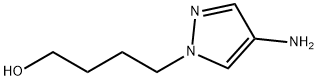 1H-Pyrazole-1-butanol, 4-amino- Structure