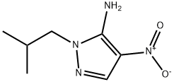 1-isobutyl-4-nitro-1H-pyrazol-5-amine Structure