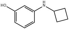 Phenol, 3-(cyclobutylamino)- Structure