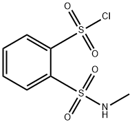 2-(methylsulfamoyl)benzene-1-sulfonyl chloride Structure