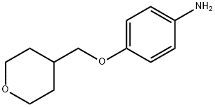 4-(oxan-4-ylmethoxy)aniline Structure