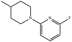 2-fluoro-6-(4-methylpiperidin-1-yl)pyridine Structure