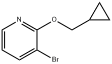 3-bromo-2-(cyclopropylmethoxy)pyridine Structure