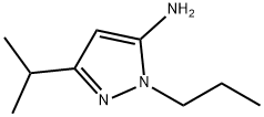 3-isopropyl-1-propyl-1H-pyrazol-5-amine Structure