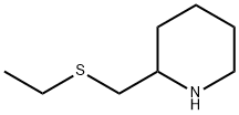 Piperidine, 2-[(ethylthio)methyl]- 구조식 이미지