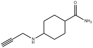 Cyclohexanecarboxamide, 4-(2-propyn-1-ylamino)- Structure