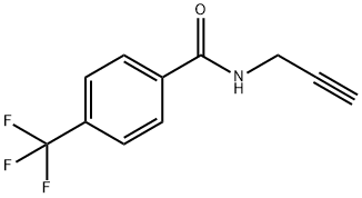 Benzamide, N-2-propyn-1-yl-4-(trifluoromethyl)- Structure