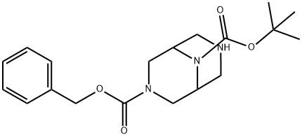 3-Benzyl 9-Tert-Butyl 3,7,9-Triazabicyclo[3.3.1]Nonane-3,9-Dicarboxylate(WX120114) Structure