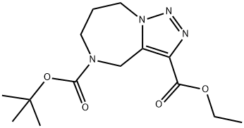 7,8-Dihydro-4H,6H-1,2,5,8A-Tetraaza-Azulene-3,5-Dicarboxylic Acid 5-Tert-Butyl Ester 3-Ethyl Ester(WX140075) Structure