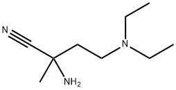 Butanenitrile, 2-amino-4-(diethylamino)-2-methyl- Structure