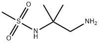 Methanesulfonamide, N-(2-amino-1,1-dimethylethyl)- Structure