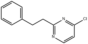 Pyrimidine, 4-chloro-2-(2-phenylethyl)- Structure