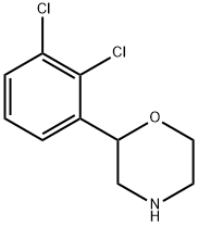 Morpholine, 2-(2,3-dichlorophenyl)- 구조식 이미지