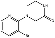 2-Piperazinone, 4-(3-bromo-2-pyridinyl)- Structure