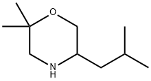 Morpholine,2,2-dimethyl-5-(2-methylpropyl)- 구조식 이미지