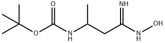 tert-butyl N-[1-(N'-hydroxycarbamimidoyl)propan-2-yl]carbamate 구조식 이미지